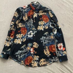 Zara Large Floral Shirt.